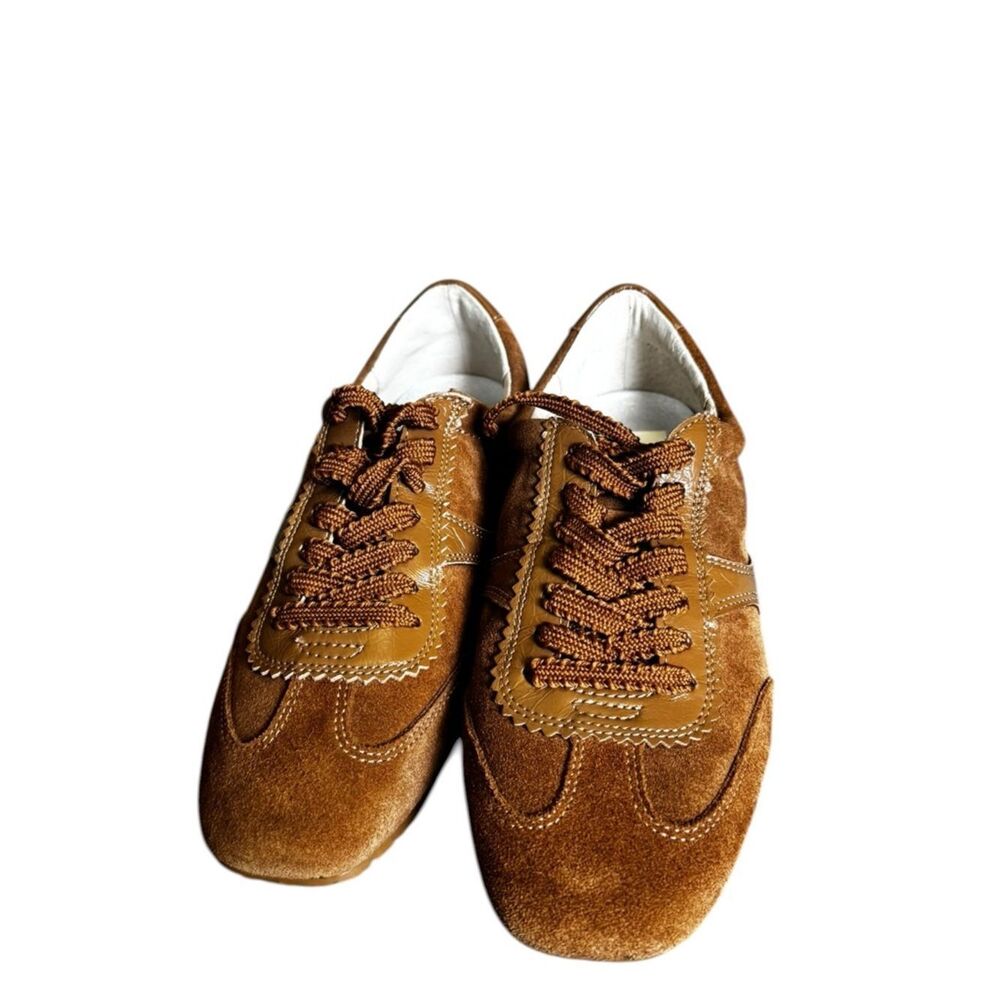 Dolce Vita Dorie sneakers pecan suede NEW 8.5 - Picture 2 of 7